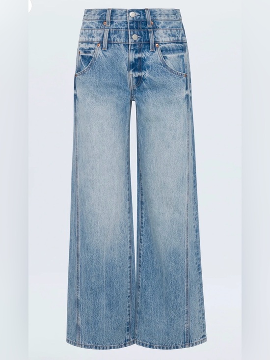 pistola Denim - PISTOLA Women’s Light Wash Wide-Leg Jeans - Light Blue - NWT